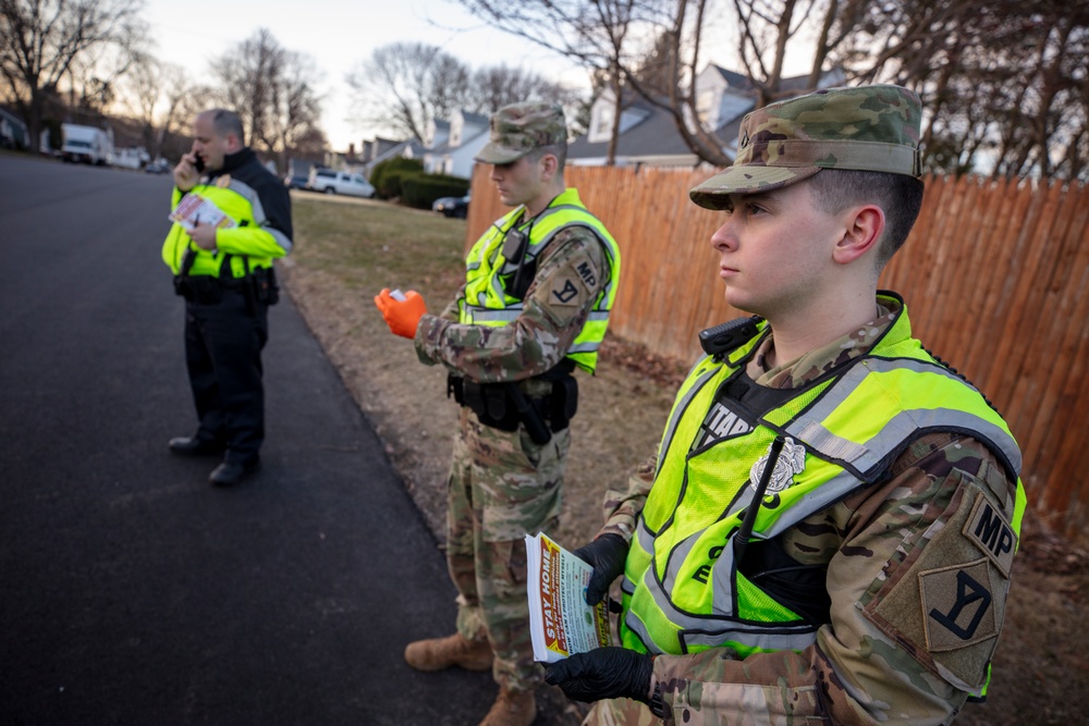 Massachusetts Army National Guard assist with COVID-19 Response in Lawrence, Mass.