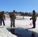 Students complete cold-water immersion training at Fort McCoy