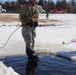 Students complete cold-water immersion training at Fort McCoy