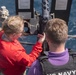 Sailors take part in gunnery exercise