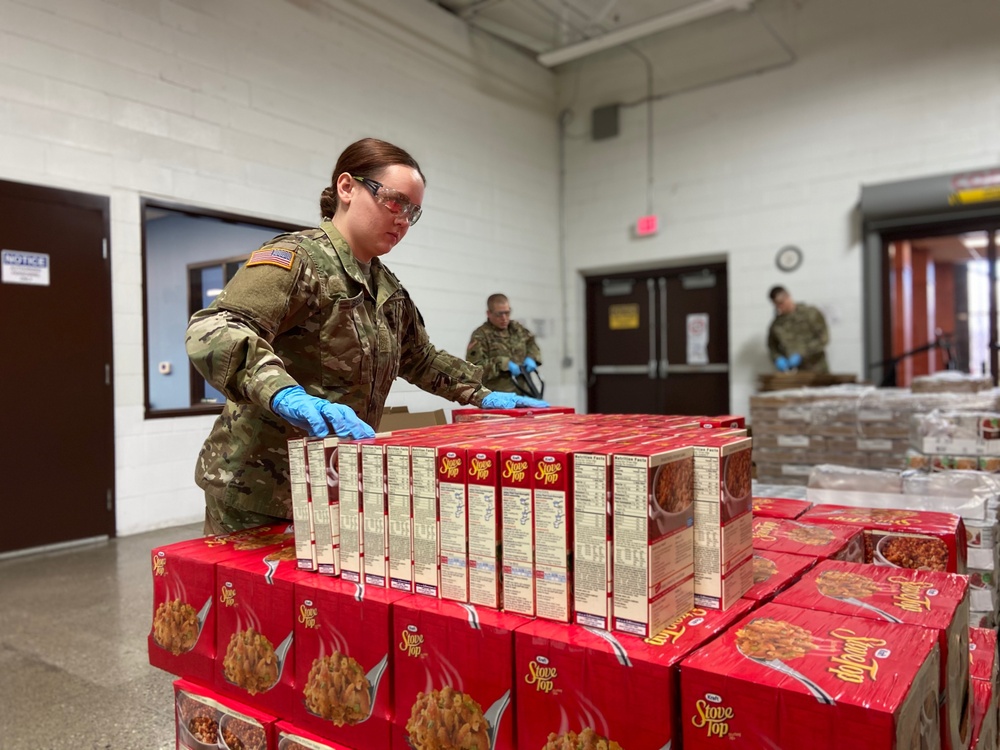 Michigan National Guard staffs Food Banks in four Michigan communities during COVID-19 response
