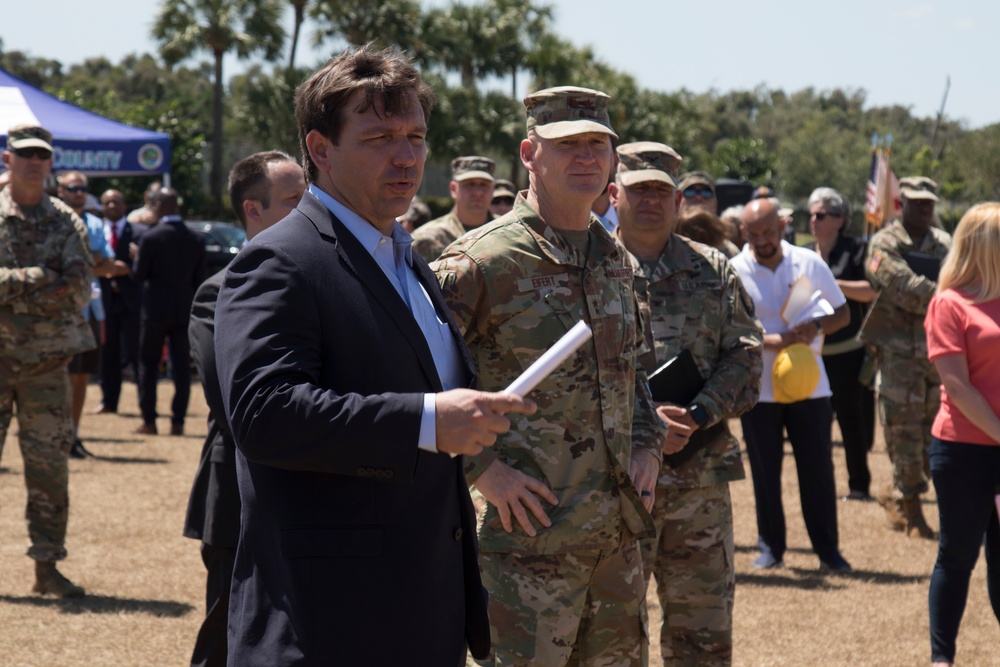 Florida Gov. Ron DeSantis Press Conference in West Palm Beach