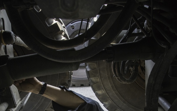Preventative Maintenance | Marines with Motor Transport Platoon ensure mission readiness