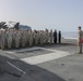 Corpsmen receive Fleet Marine Force pins aboard USS Bataan