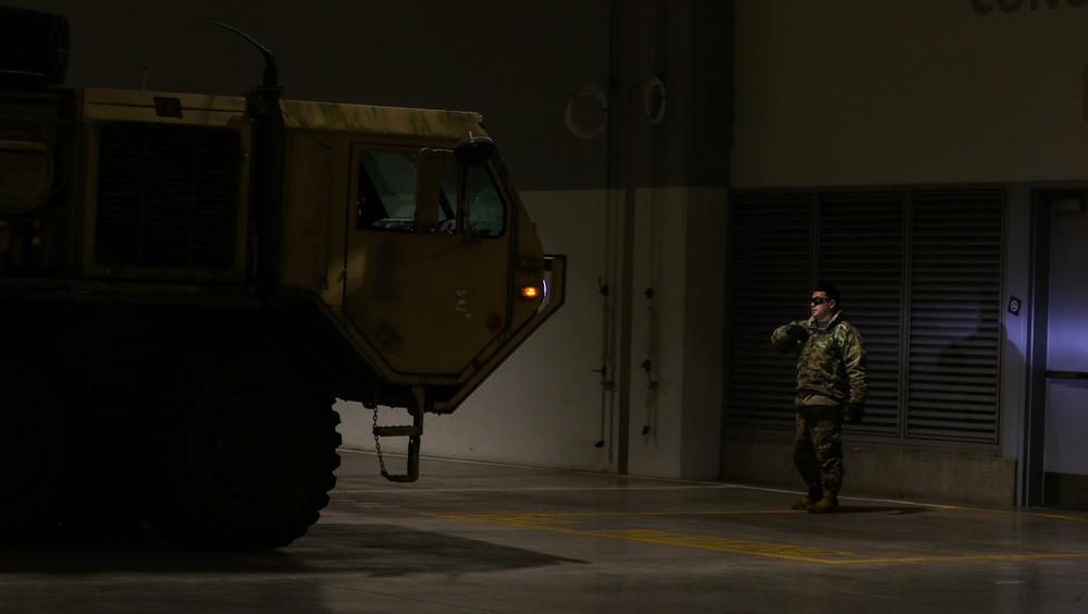 Soldiers receive equipment in Seattle, Washington