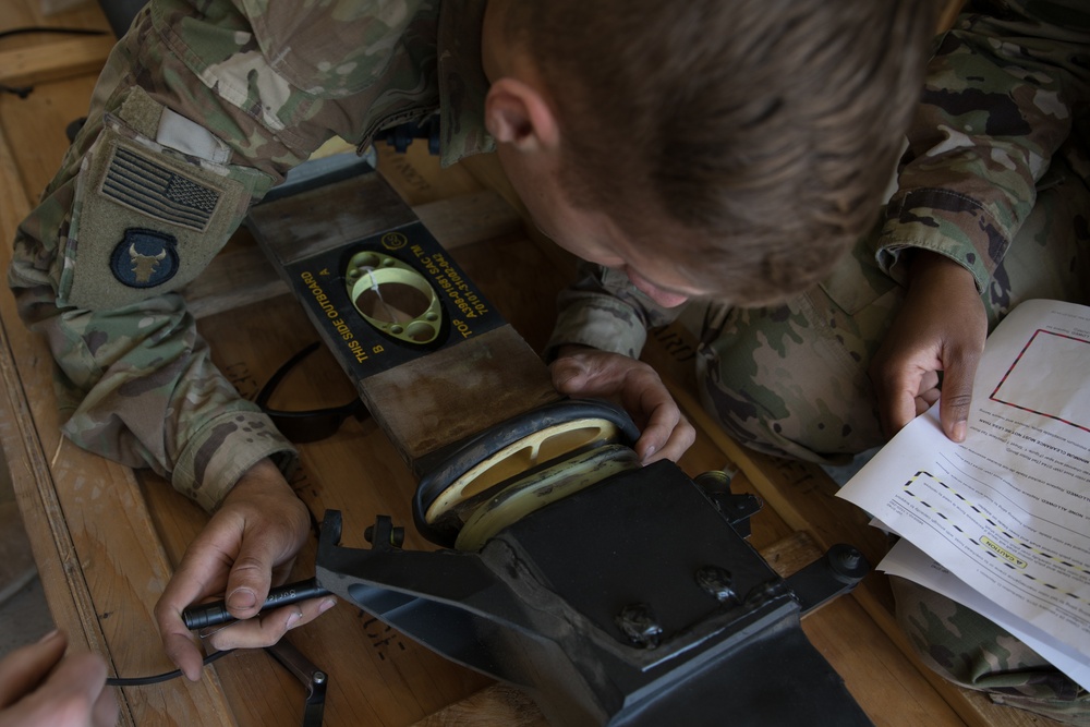 Tail rotor inspection and replacement for UH-60 Black Hawk