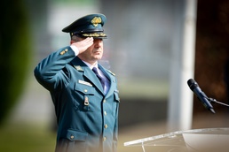 The Republic of North Macedonia Flag Raising Ceremony at SHAPE