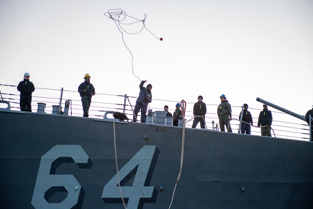 USS Carney Returns from Deployment