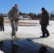 CWOC Class 20-04 students complete cold-water immersion training at Fort McCoy
