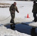 CWOC Class 20-04 students complete cold-water immersion training at Fort McCoy