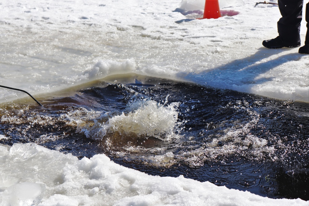 CWOC Class 20-04 students complete cold-water immersion training at Fort McCoy