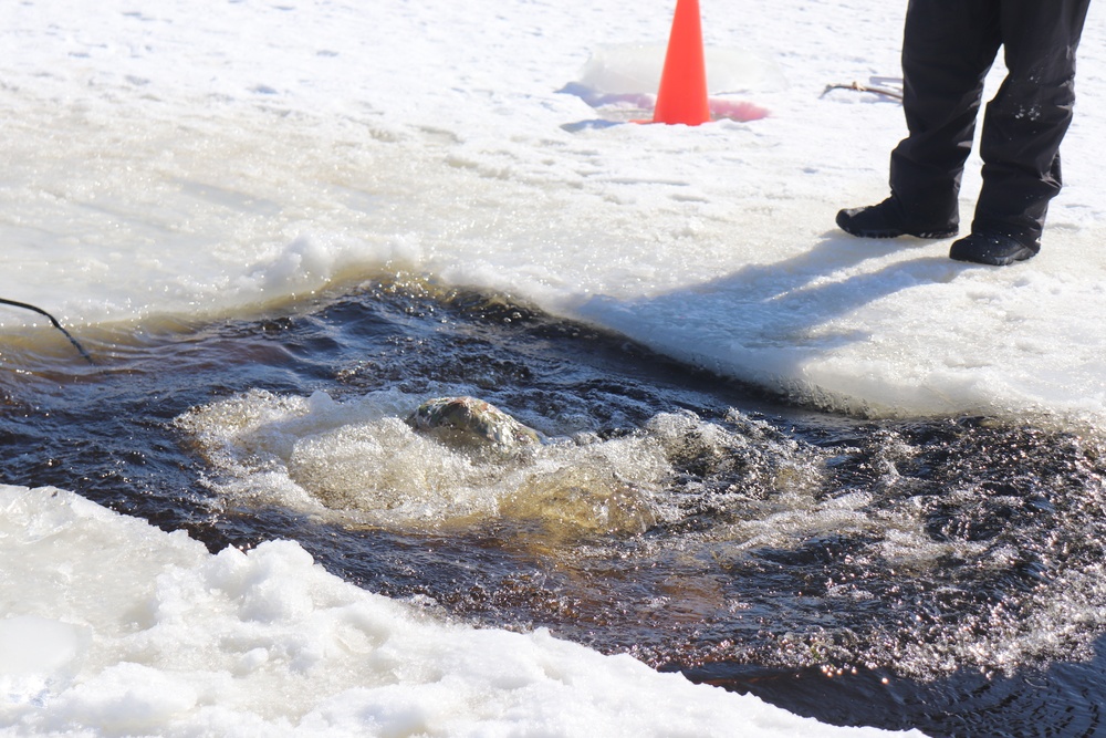 CWOC Class 20-04 students complete cold-water immersion training at Fort McCoy
