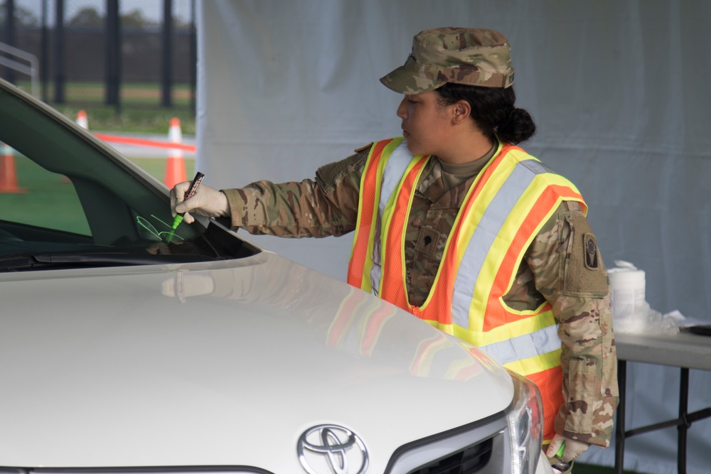 53rd BSB assists COVID-19 Site