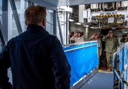 Acting SECNAV visits USNS Mercy during COVID-19 response efforts