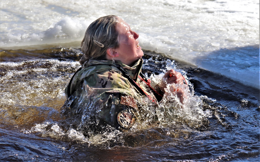 CWOC Class 20-04 students complete cold-water immersion training at Fort McCoy
