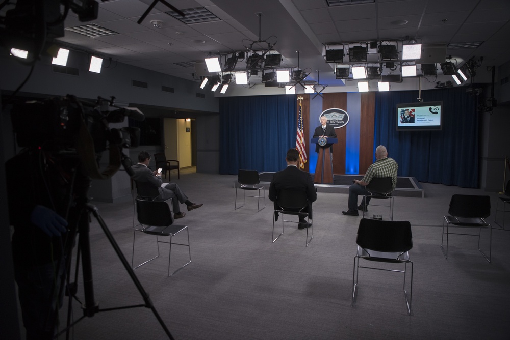 TRANSCOM Commander Briefs on COVID-19