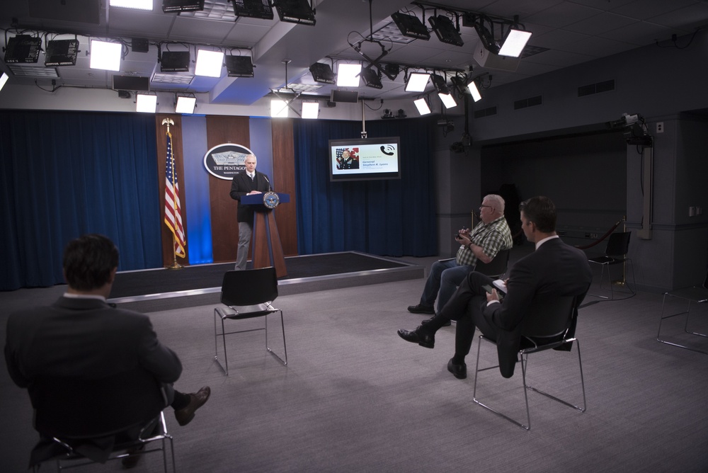 TRANSCOM Commander Briefs on COVID-19