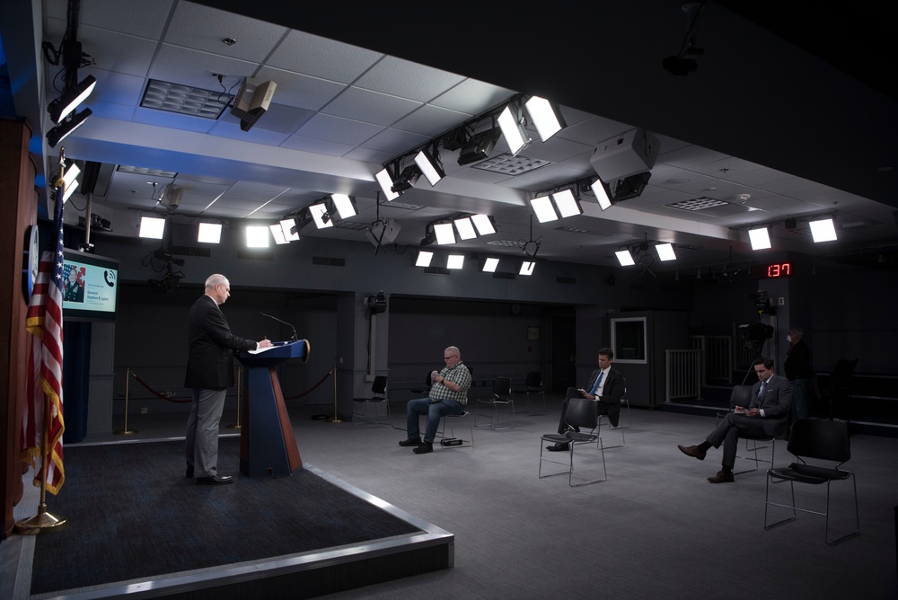 TRANSCOM Commander Briefs on COVID-19