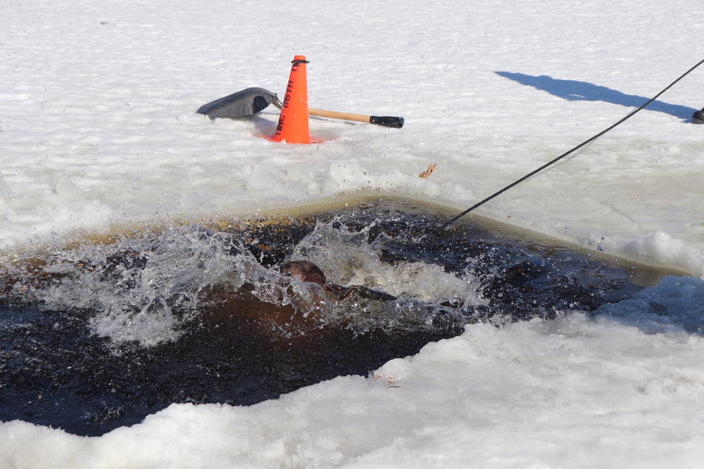 CWOC Class 20-04 students complete cold-water immersion training at Fort McCoy