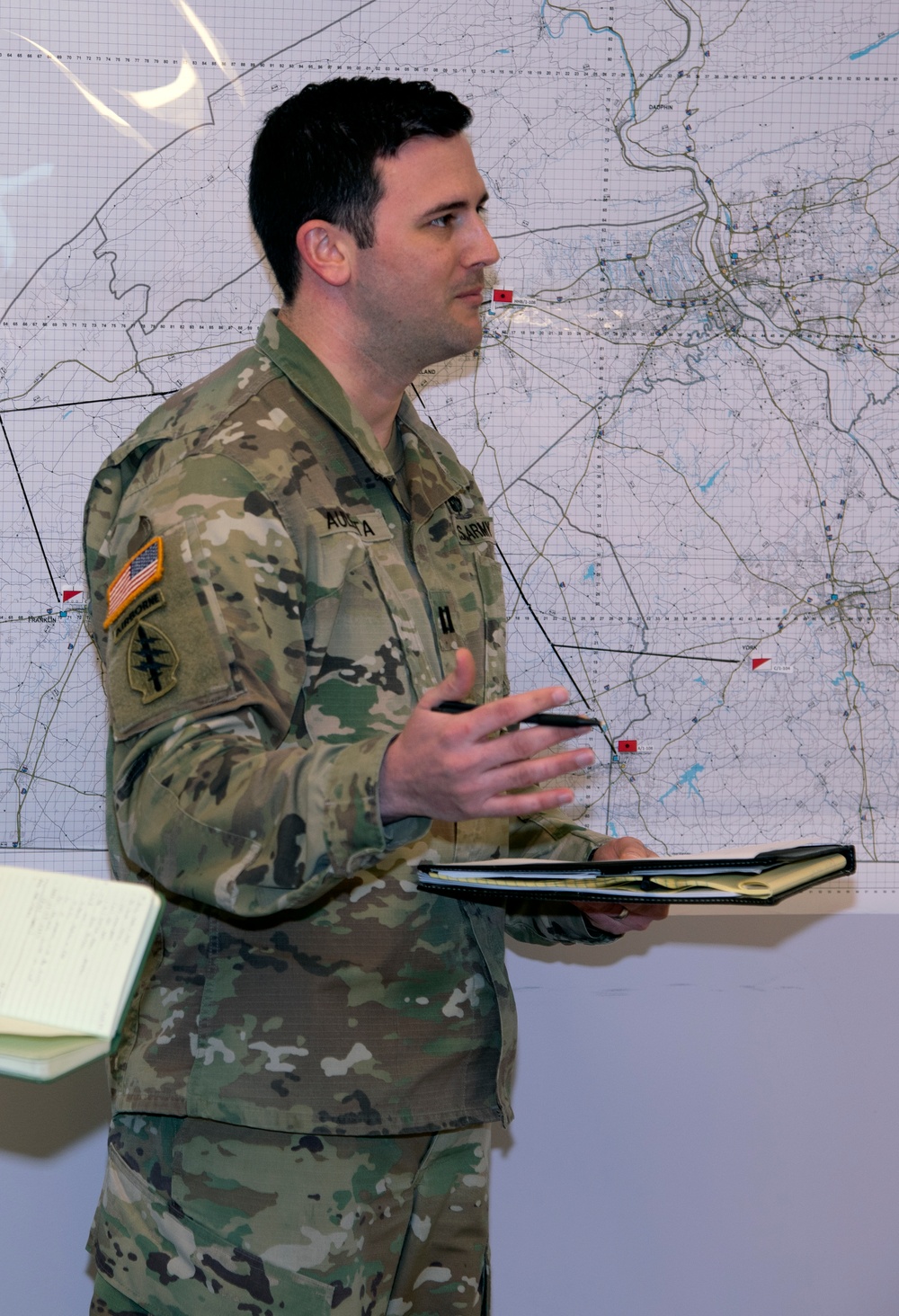 Pa. National Guardmen plan for continued support to the Montgomery County Community Based Test Site
