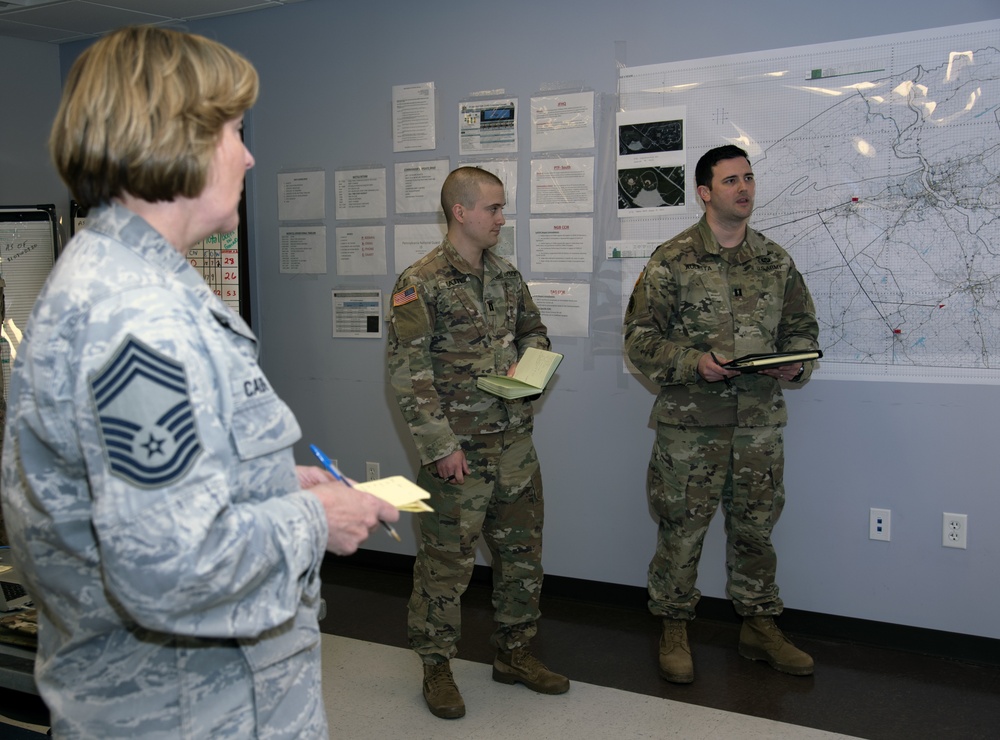 Pa. National Guardmen plan for continued support of the Montgomery County Community Based Test Site