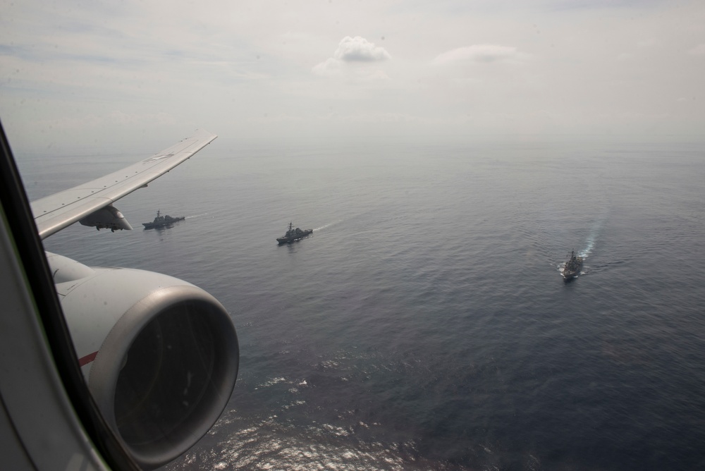 DVIDS - Images - P-8A, Destroyers Participate in Photo Exercise Over ...