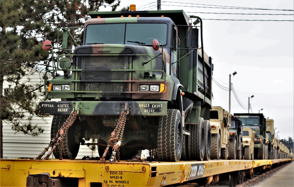 Fort McCoy supports rail movement for deploying Reserve unit