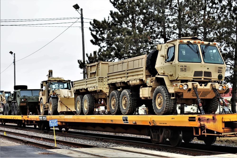 DVIDS - Images - Fort McCoy supports rail movement for deploying ...