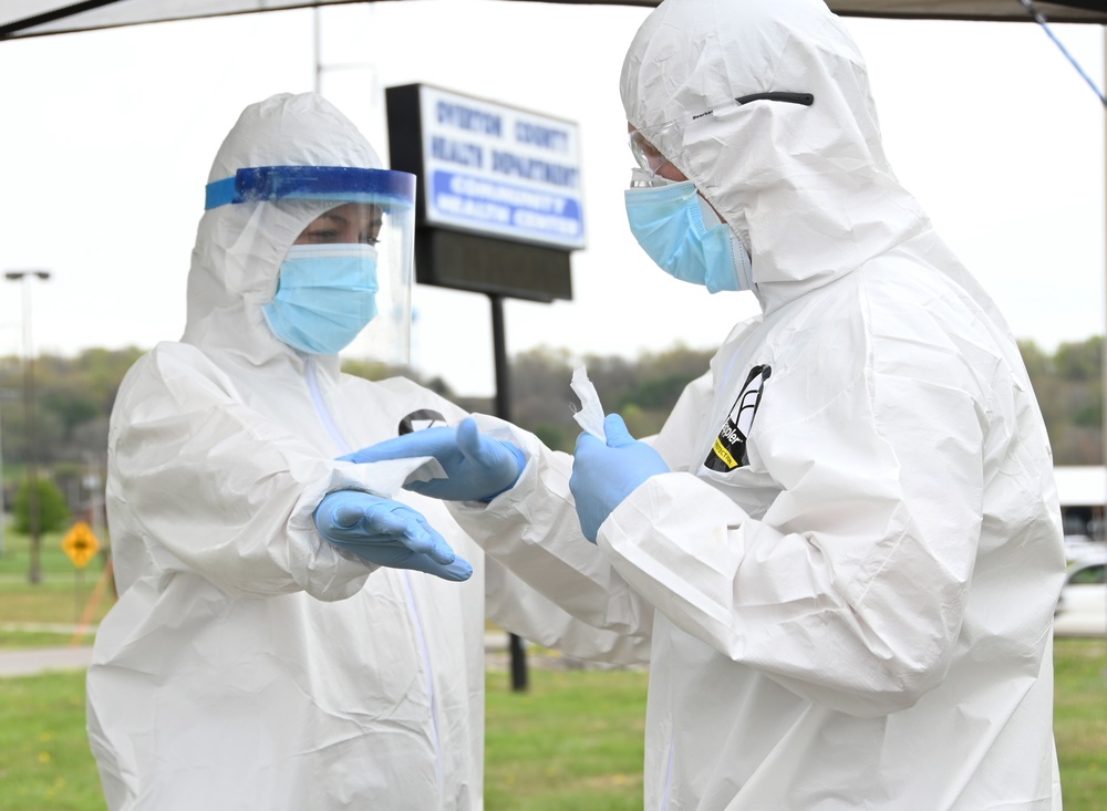 Tennessee National Guard supports rural COVID-19 testing sites