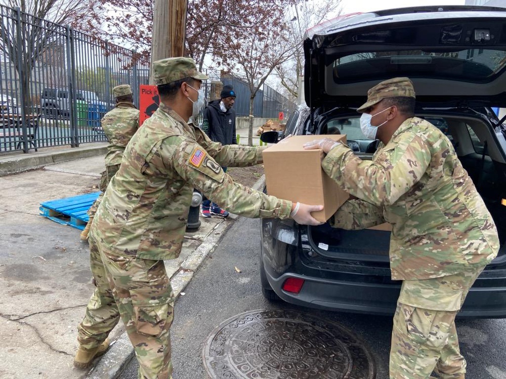 NY National Guard responds for Operation COVID-19 across New York City