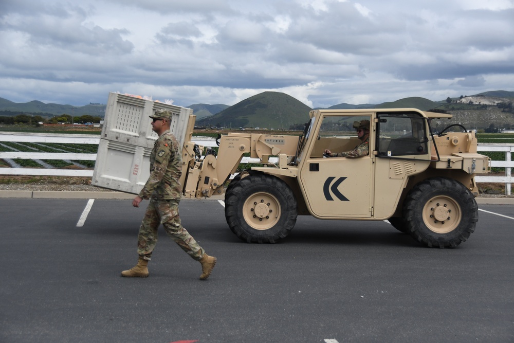 Cal Guard provides critical support to food banks during COVID-19 crisis