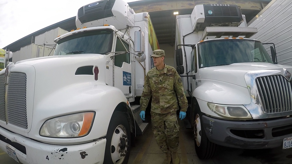 California Guardsmen use civilian driving skills to help community