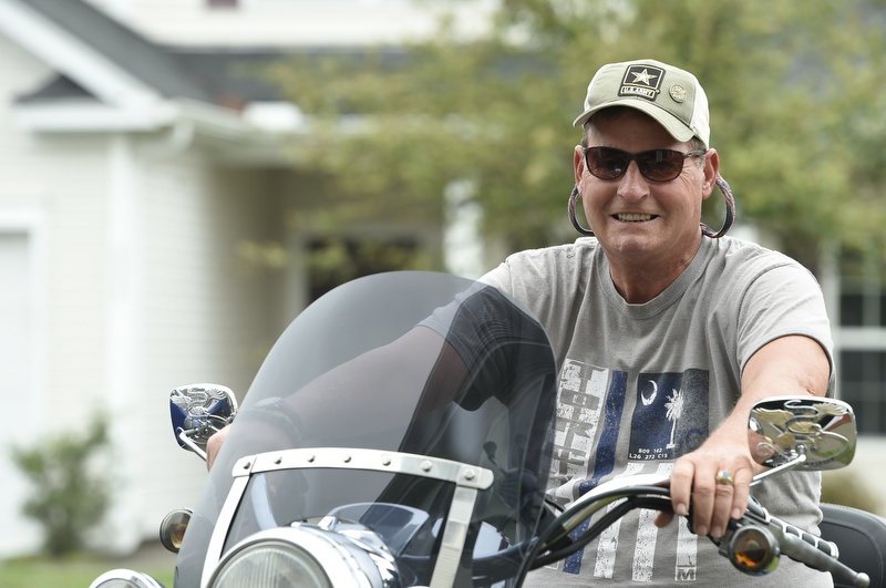 Veteran Enjoys Motorcycling