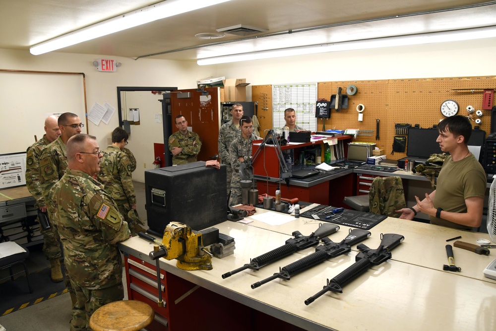 Air Force Logistics Officers Association tours Montana Army National Guard facilities