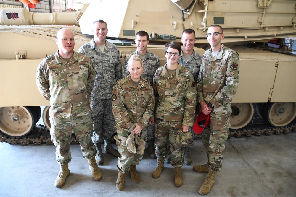 Air Force Logistics Officers Association tours Montana Army National Guard facilities