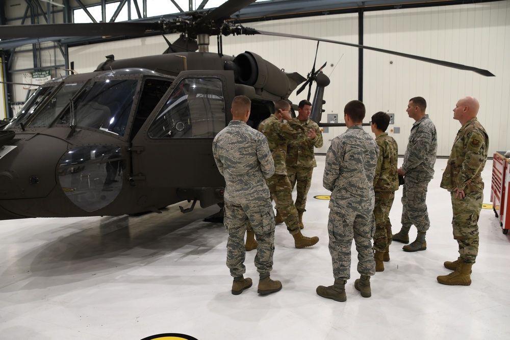 Air Force Logistics Officers Association tours Montana Army National Guard facilities