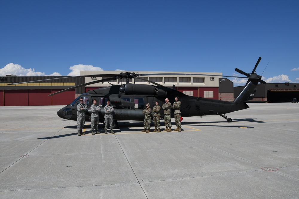 Air Force Logistics Officers Association tours Montana Army National Guard facilities