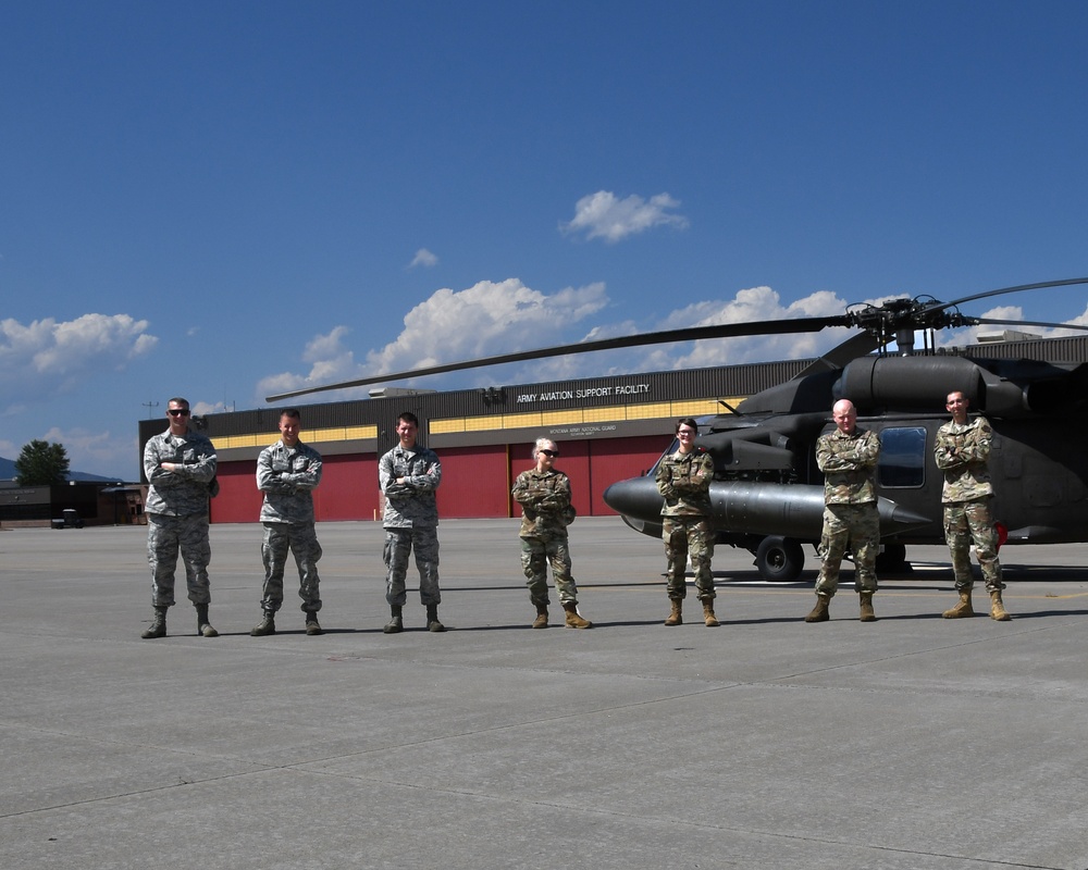 Air Force Logistics Officers Association tours Montana Army National Guard facilities