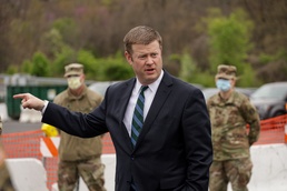 Secretary of the Army Visits FedEx Screening Site