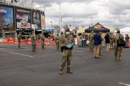 Secretary of the Army Visits FedEx Screening Site
