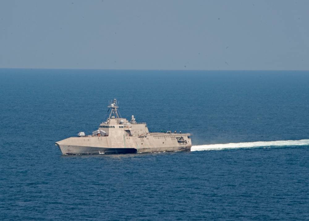USS Gabrielle Giffords Flight Ops