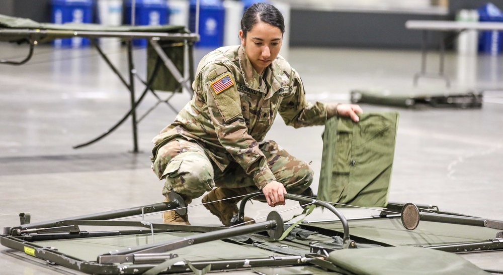 47th Combat Support Hospital continue construction of hospital