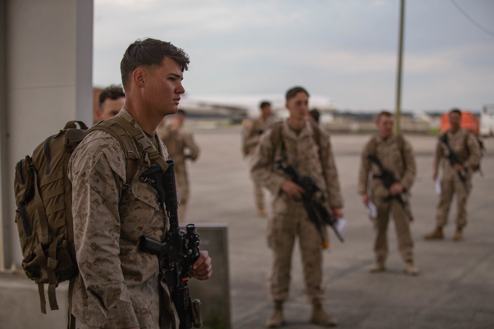 Returning Marines are Screened for COVID-19