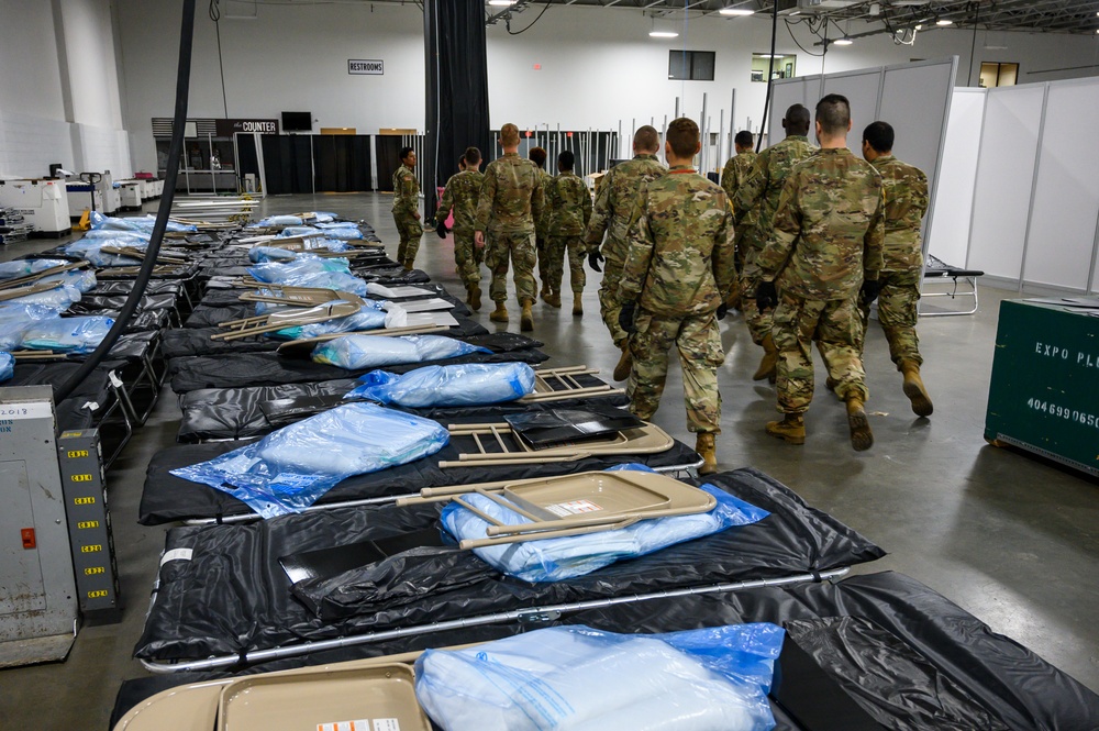 Dvids - Images - New Jersey National Guard Soldiers Assist In Set Up Of 