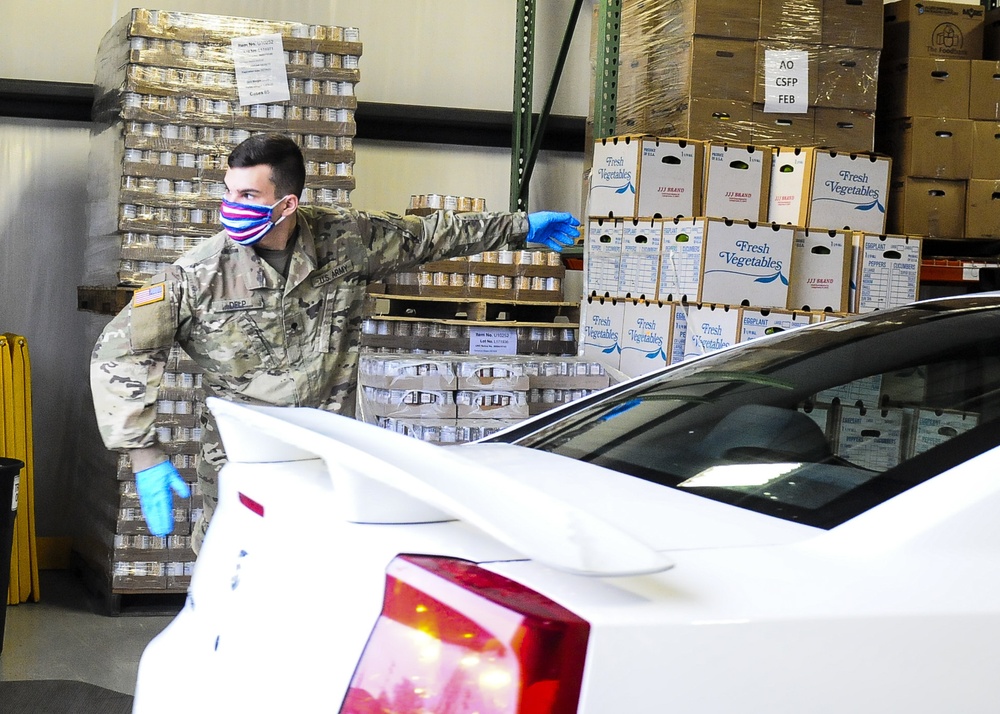 Dayton, Ohio food bank partners with National Guard during COVID-19 pandemic