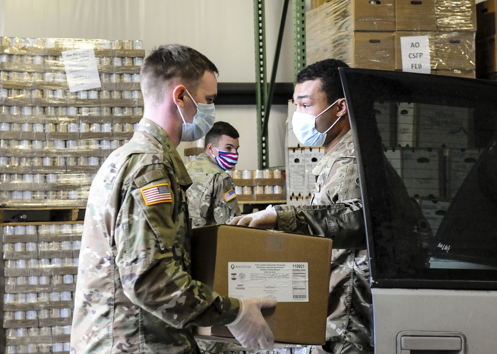 Dayton, Ohio food bank partners with National Guard during COVID-19 pandemic