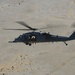 66th Expeditionary Rescue Squadron train in a HH-60G Pave Hawk over Qatar