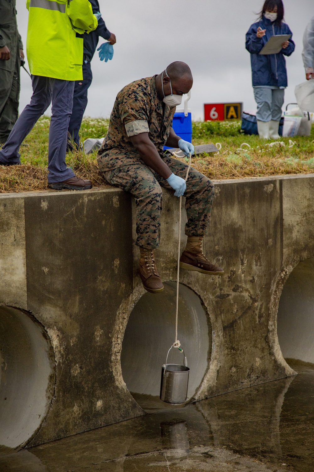 Okinawa Government and Marine Corps Conduct Water Sampling