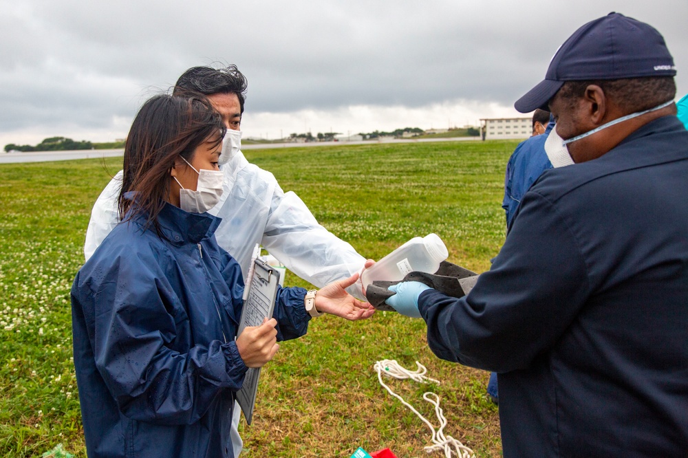 Okinawa Government and Marine Corps Conduct Water Sampling