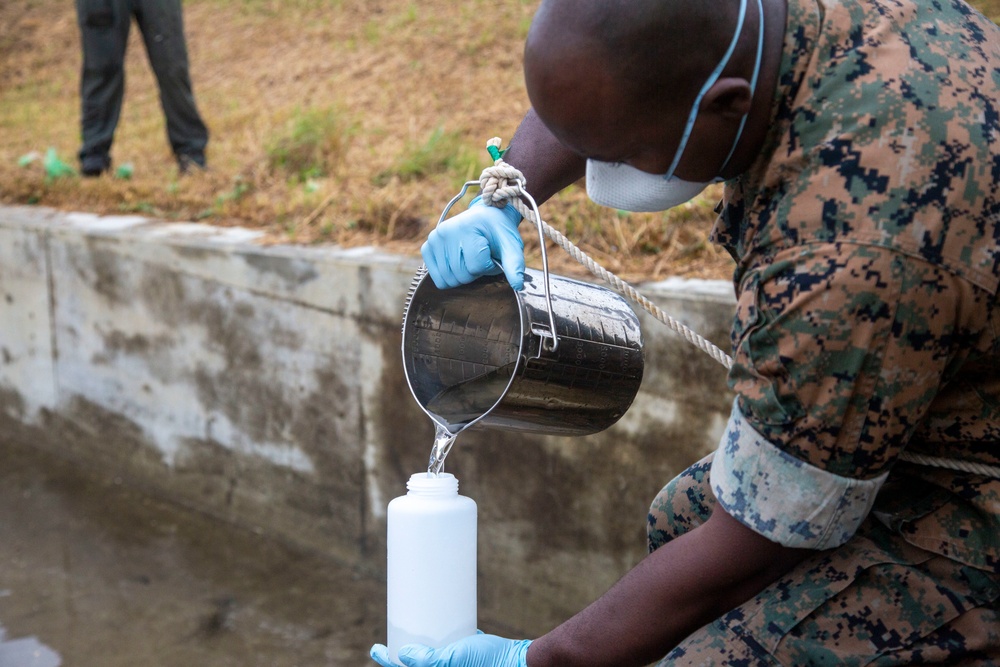 Okinawa Government and Marine Corps Conduct Water Sampling